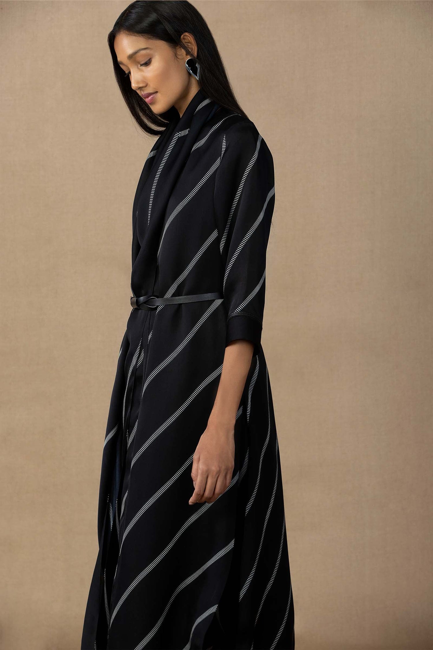  Organza ZÃ¨ba Tunic Set – Black