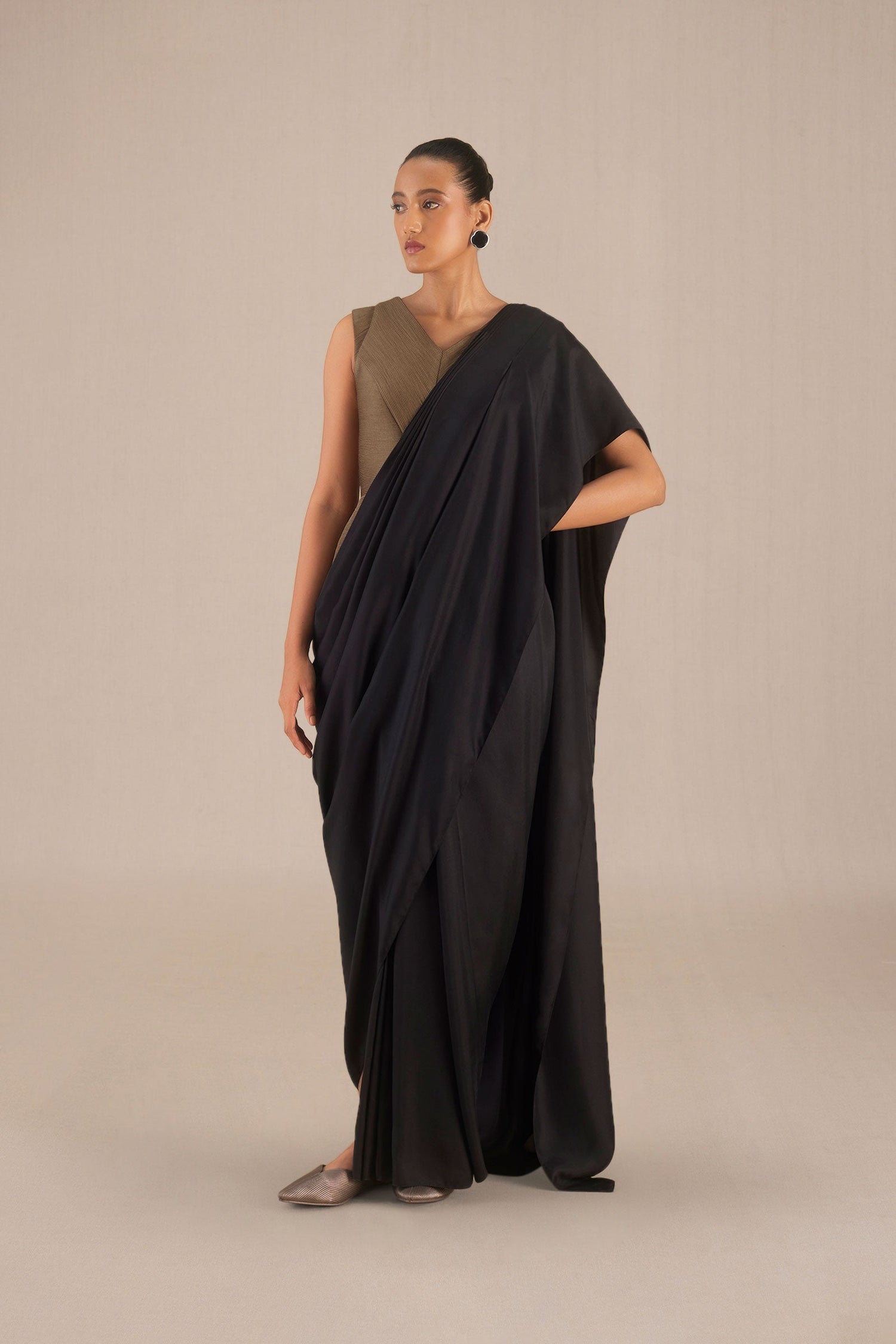 Naziha Saree - Black