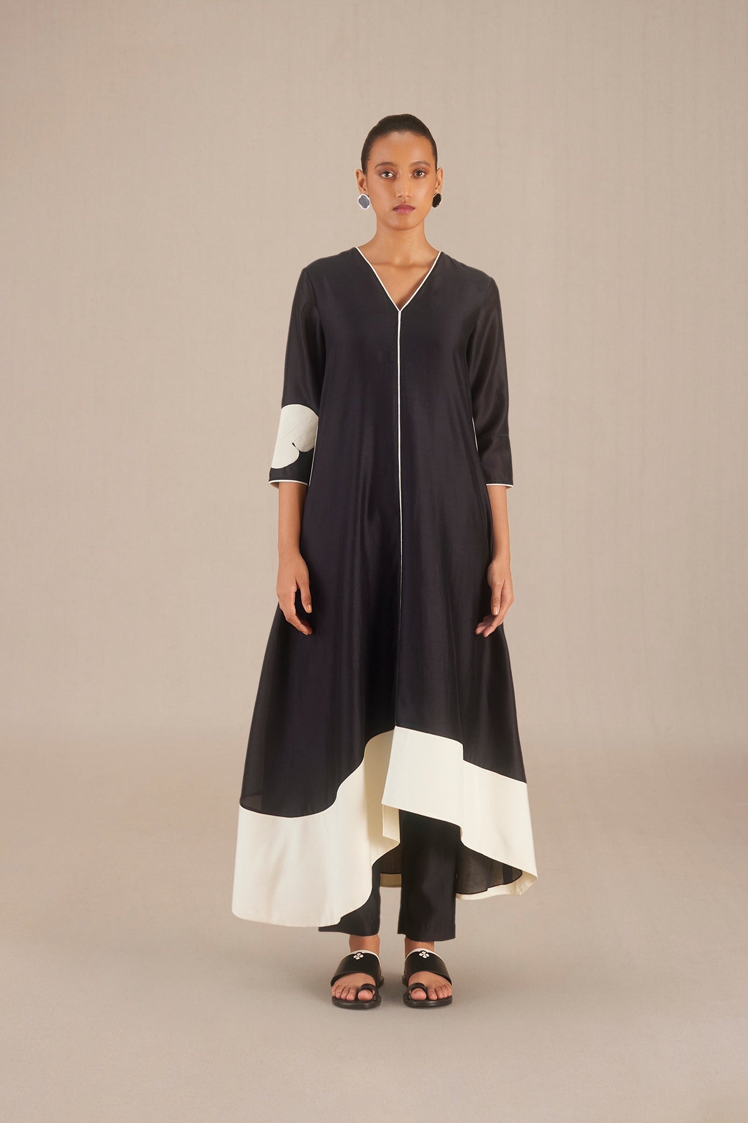 Hayat Kurta Set - Black