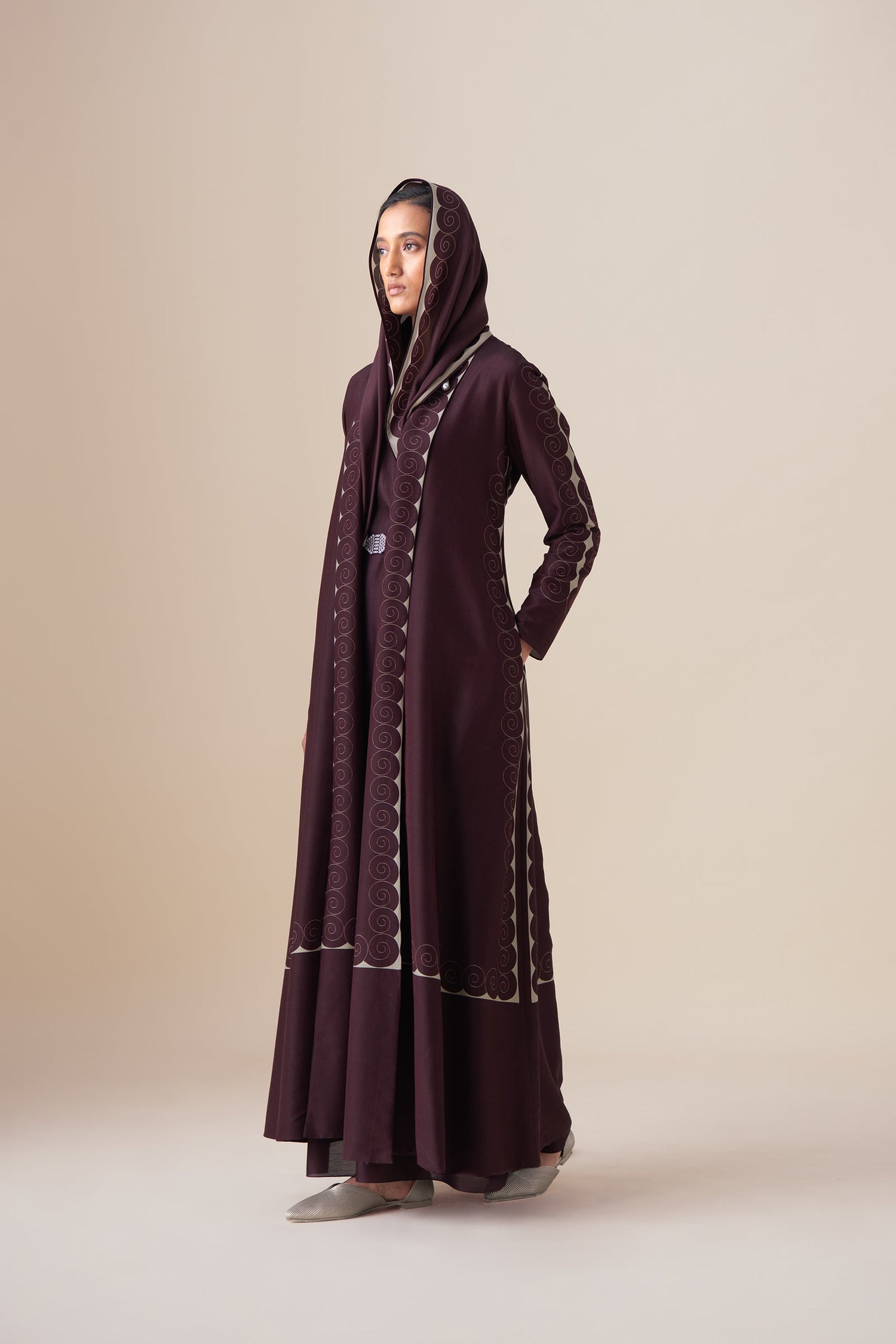  Silk Anah Scarf – Red