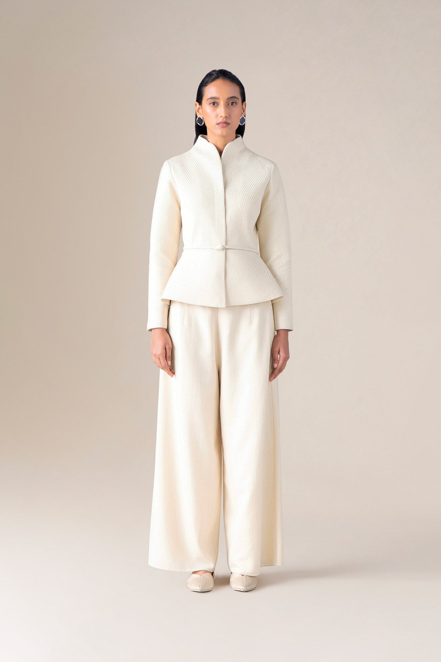  Wool Zima Jacket – Ivory