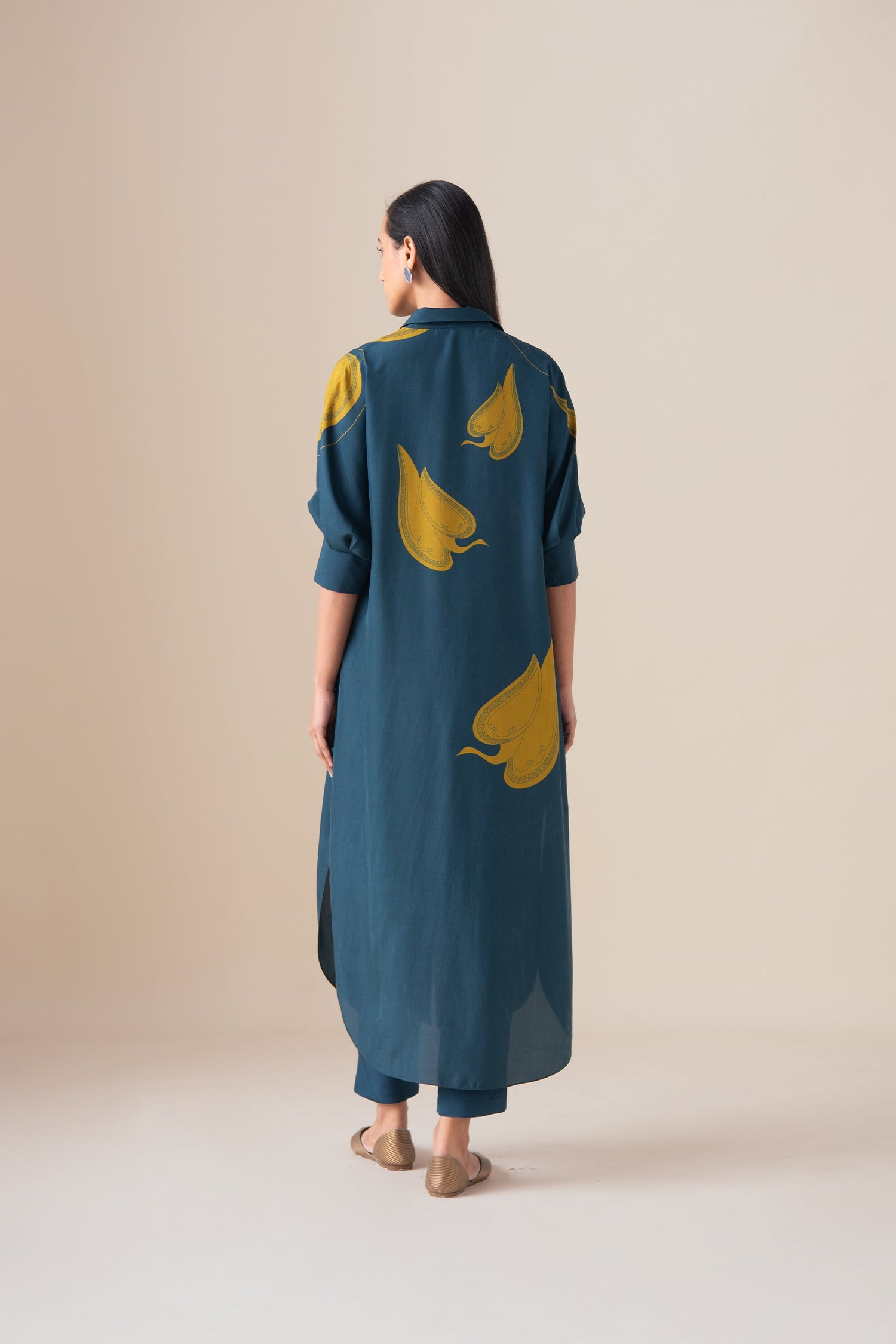  Habutai Kaia Tunic Set – Blue