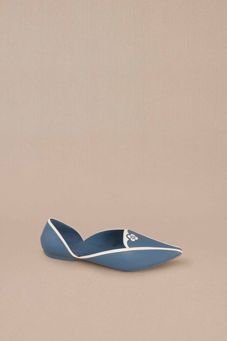 Elena Point Toe Flats - Teal