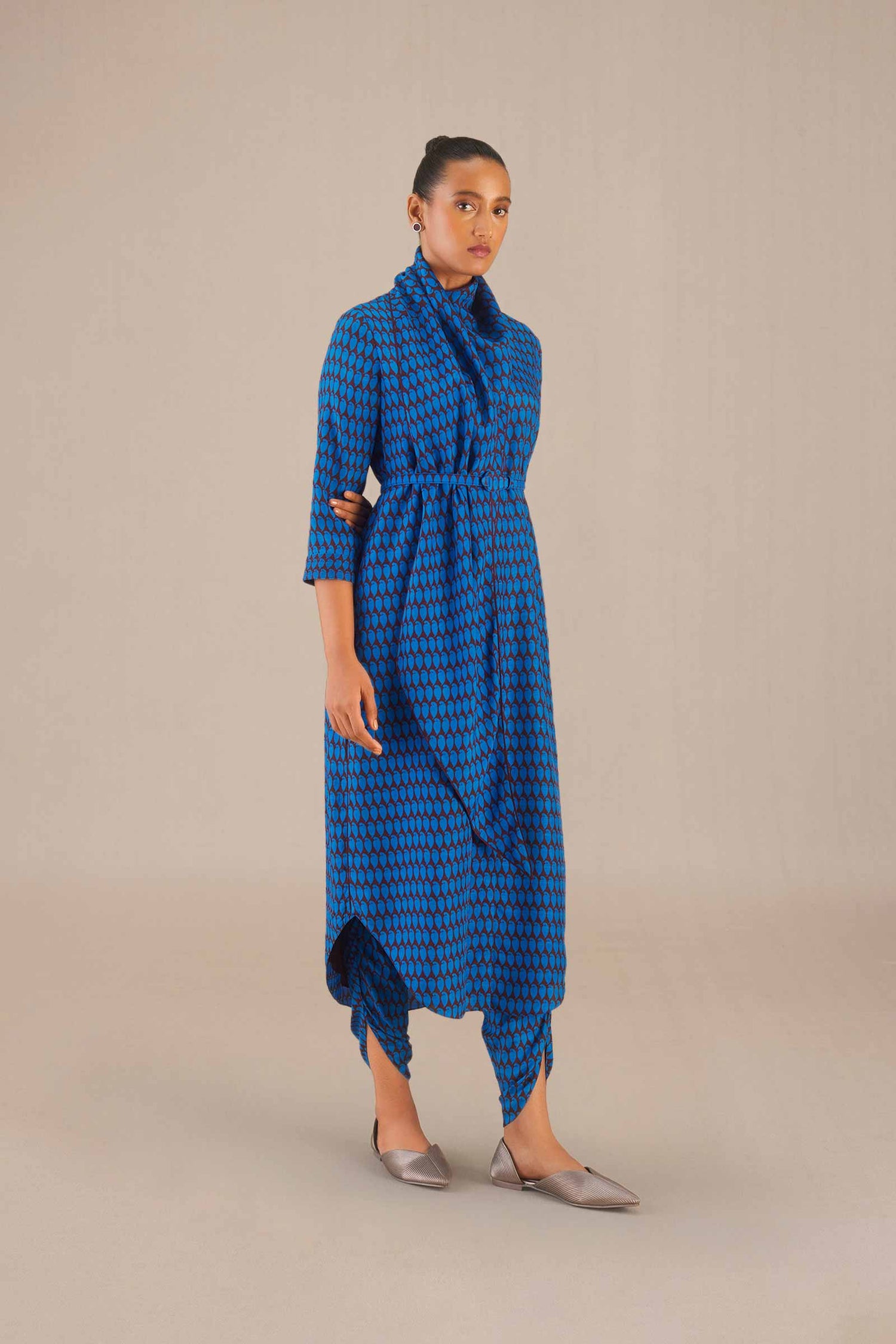 Syah Tunic Set - Cobalt