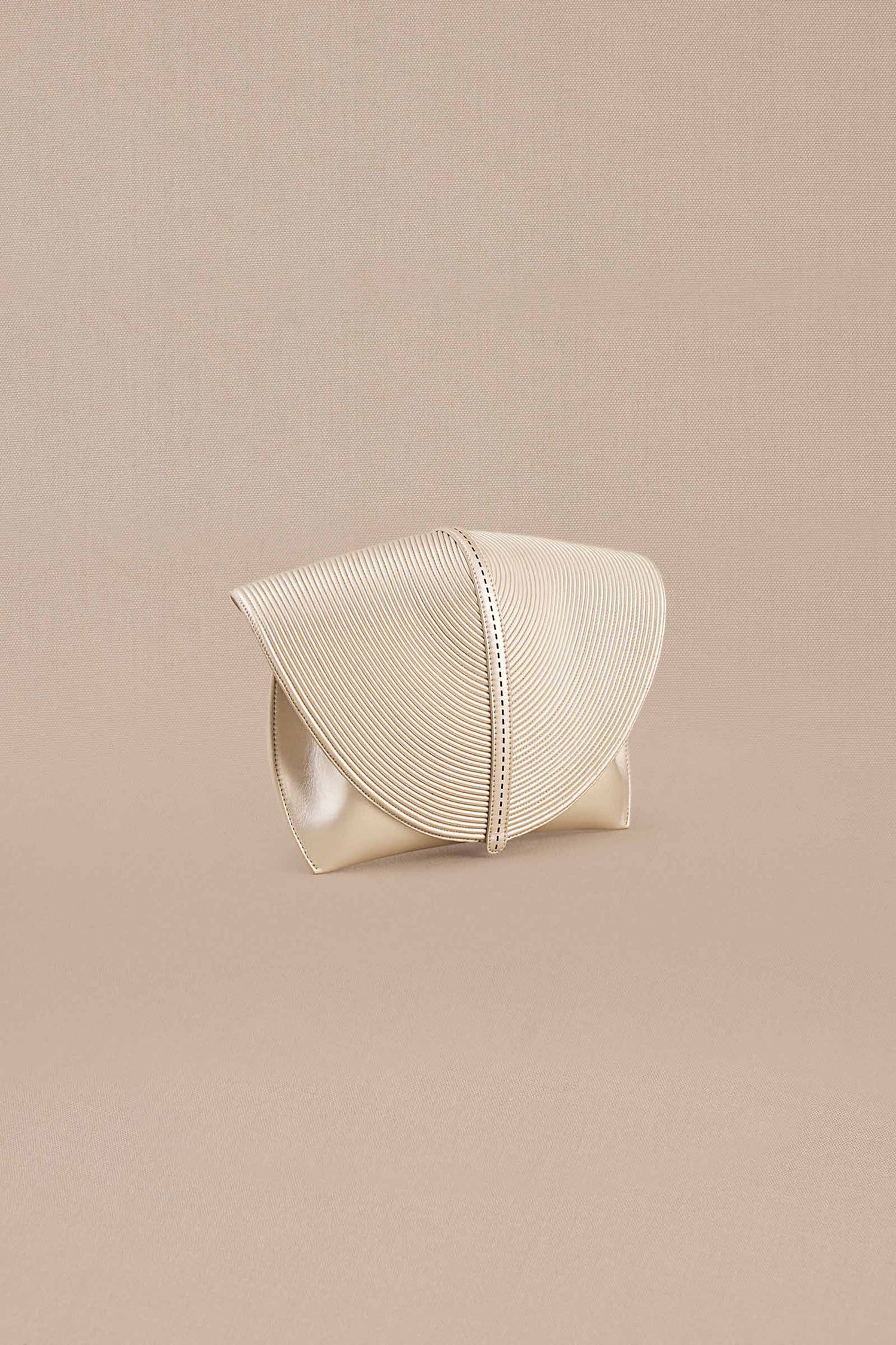 Myah Mini Clutch - Metallic Pearl 