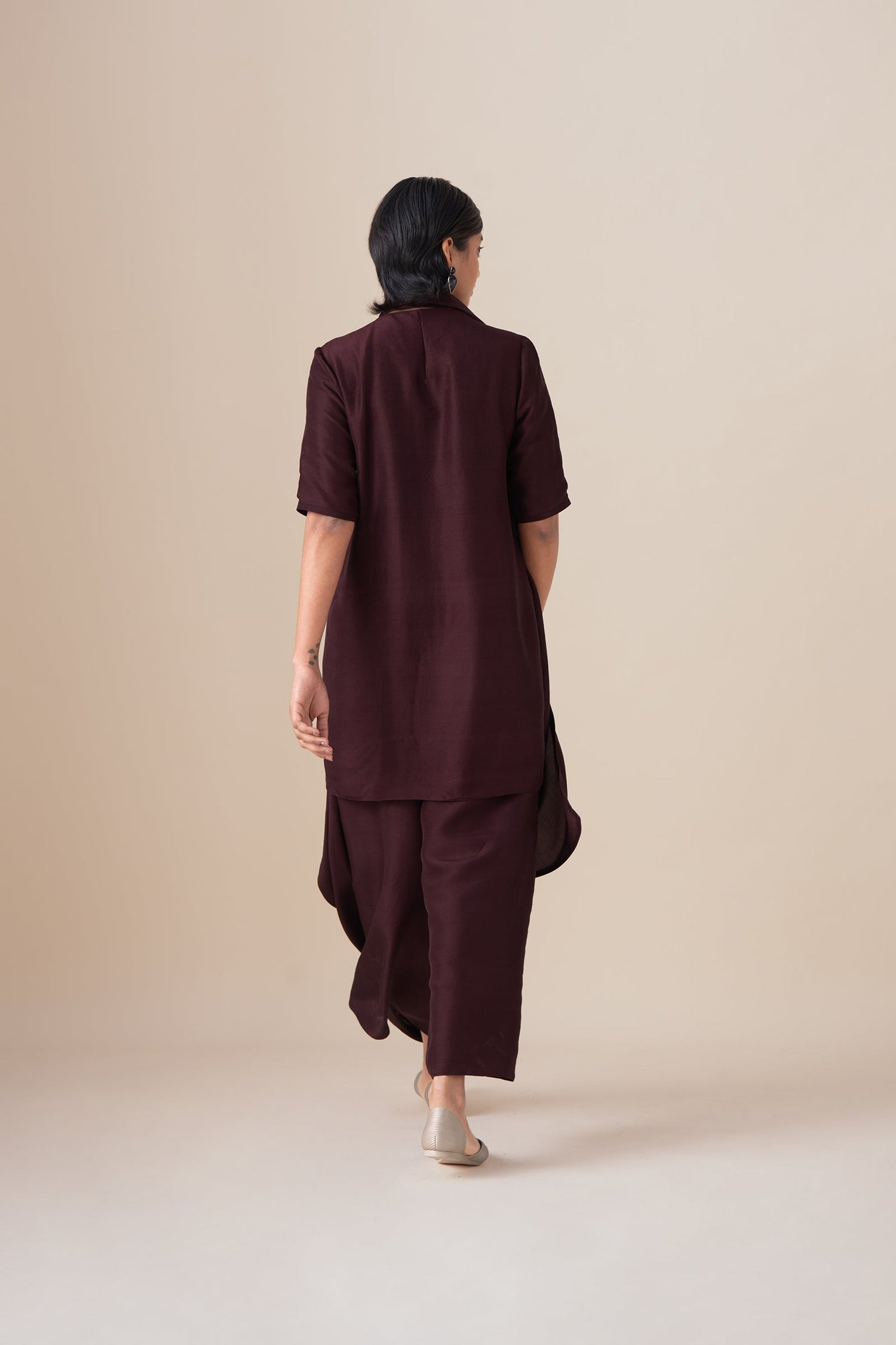  Silk Sera Tunic Set – Red