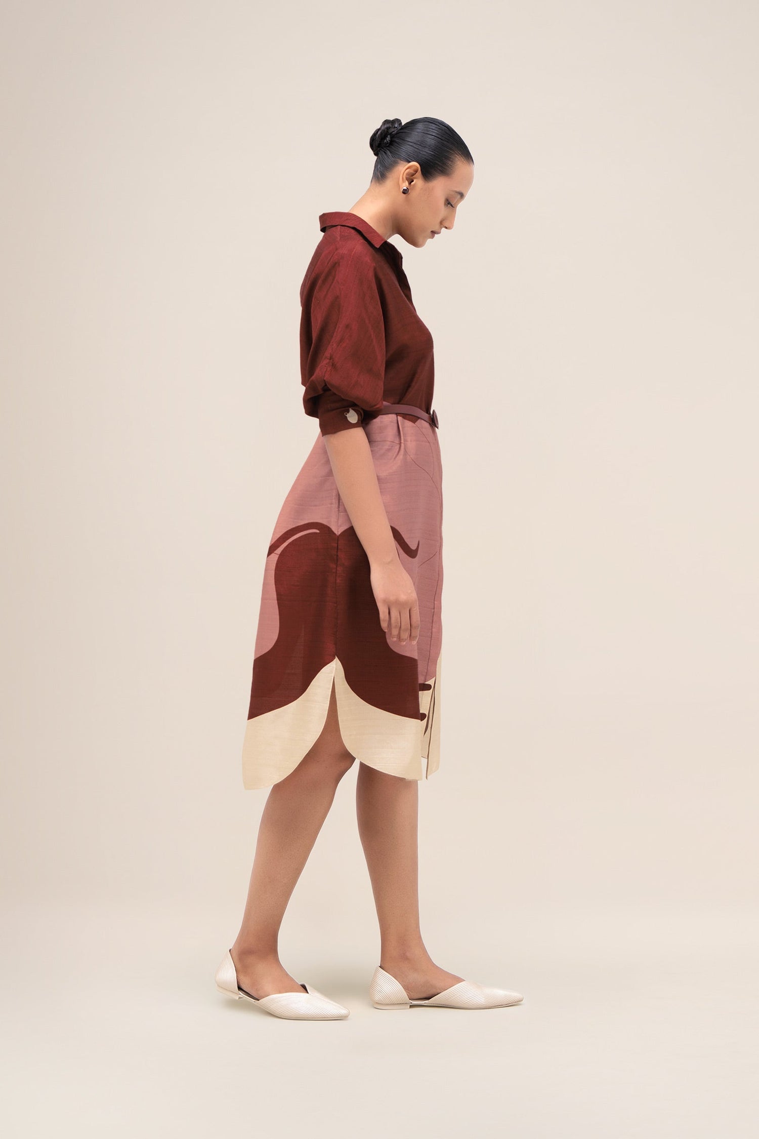  Silk Lina Dress – Red