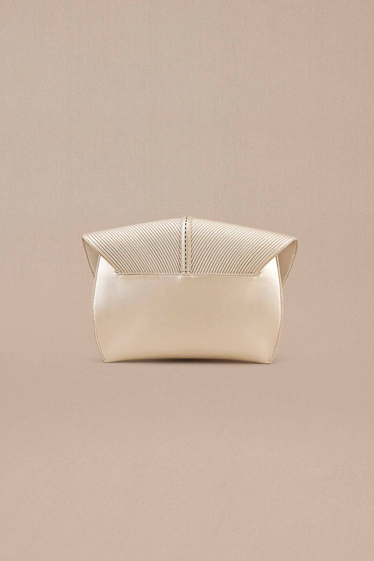 Myah Mini Clutch - Metallic Pearl