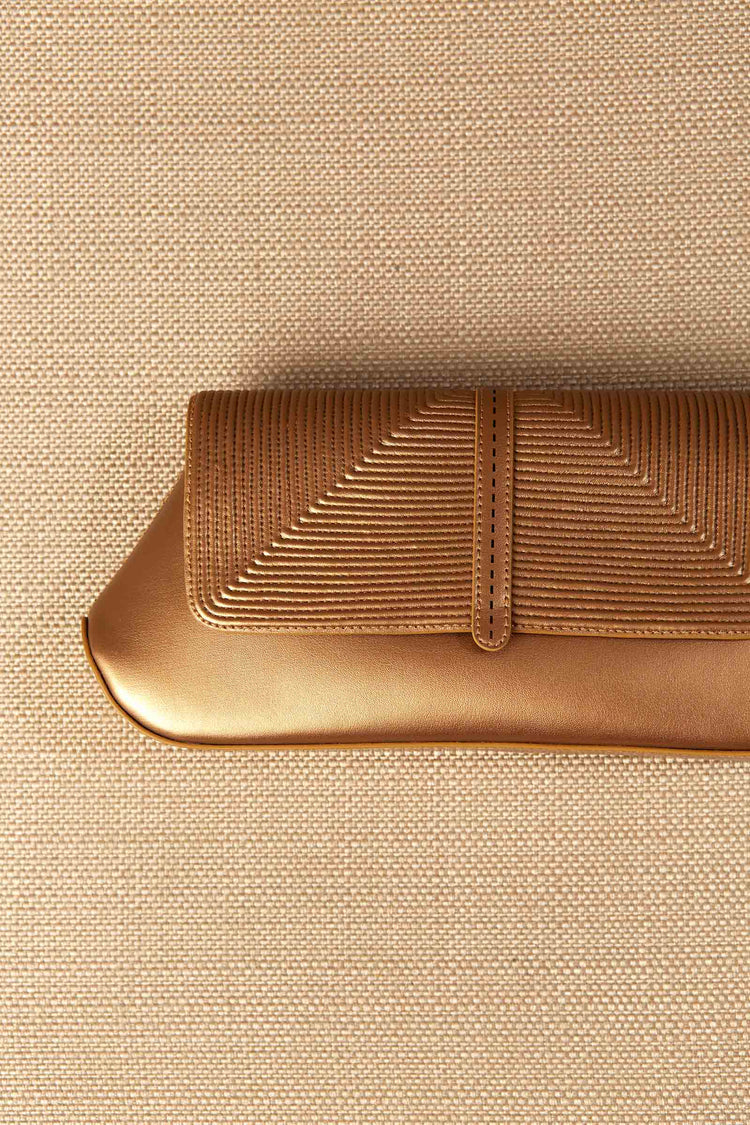 Izrah Clutch - Gold