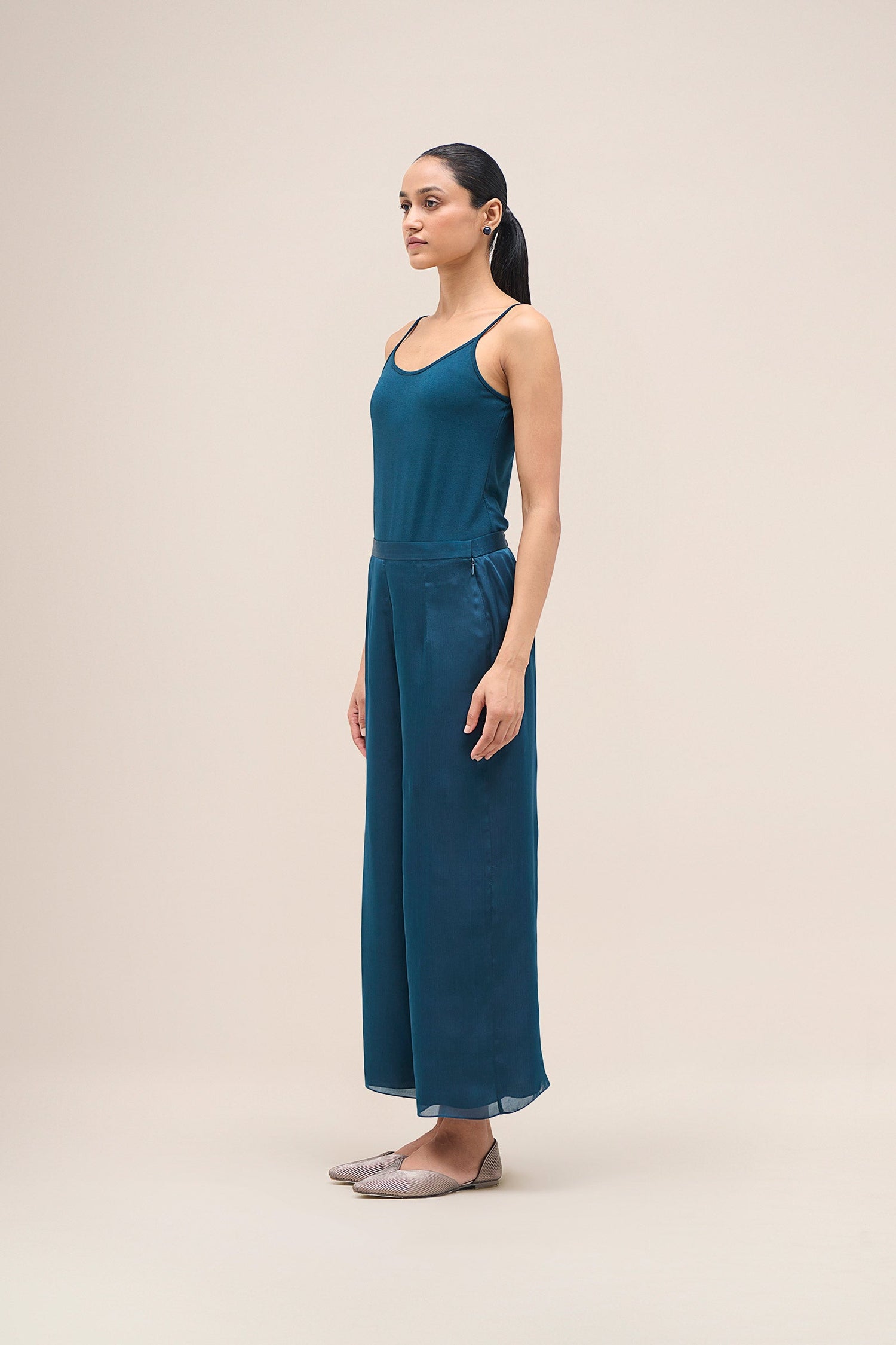 Organza Nila Tunic Set – Blue
