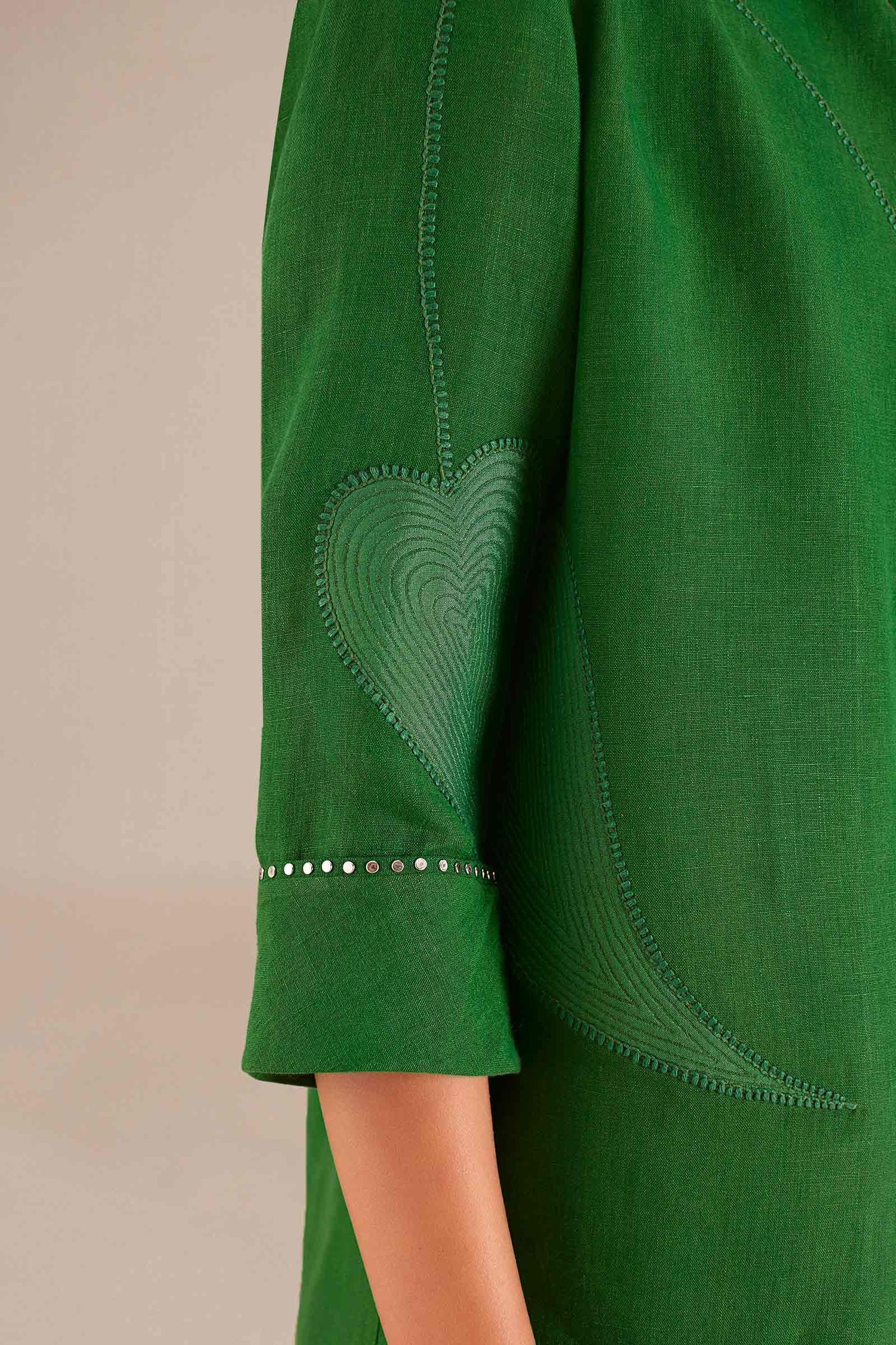 Firuzeh Jacket Set - Green