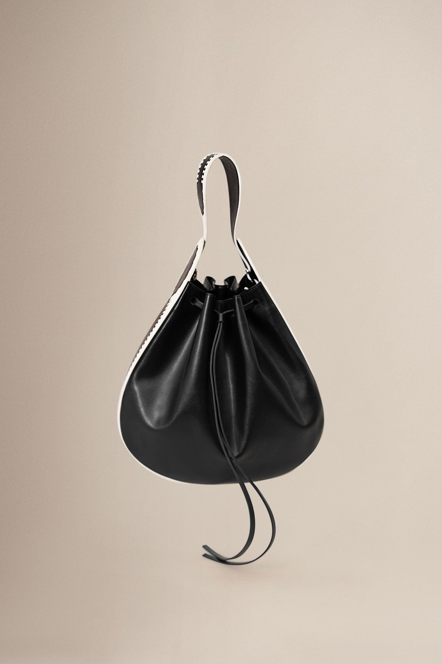  Faux Leather Celina Bag – Black