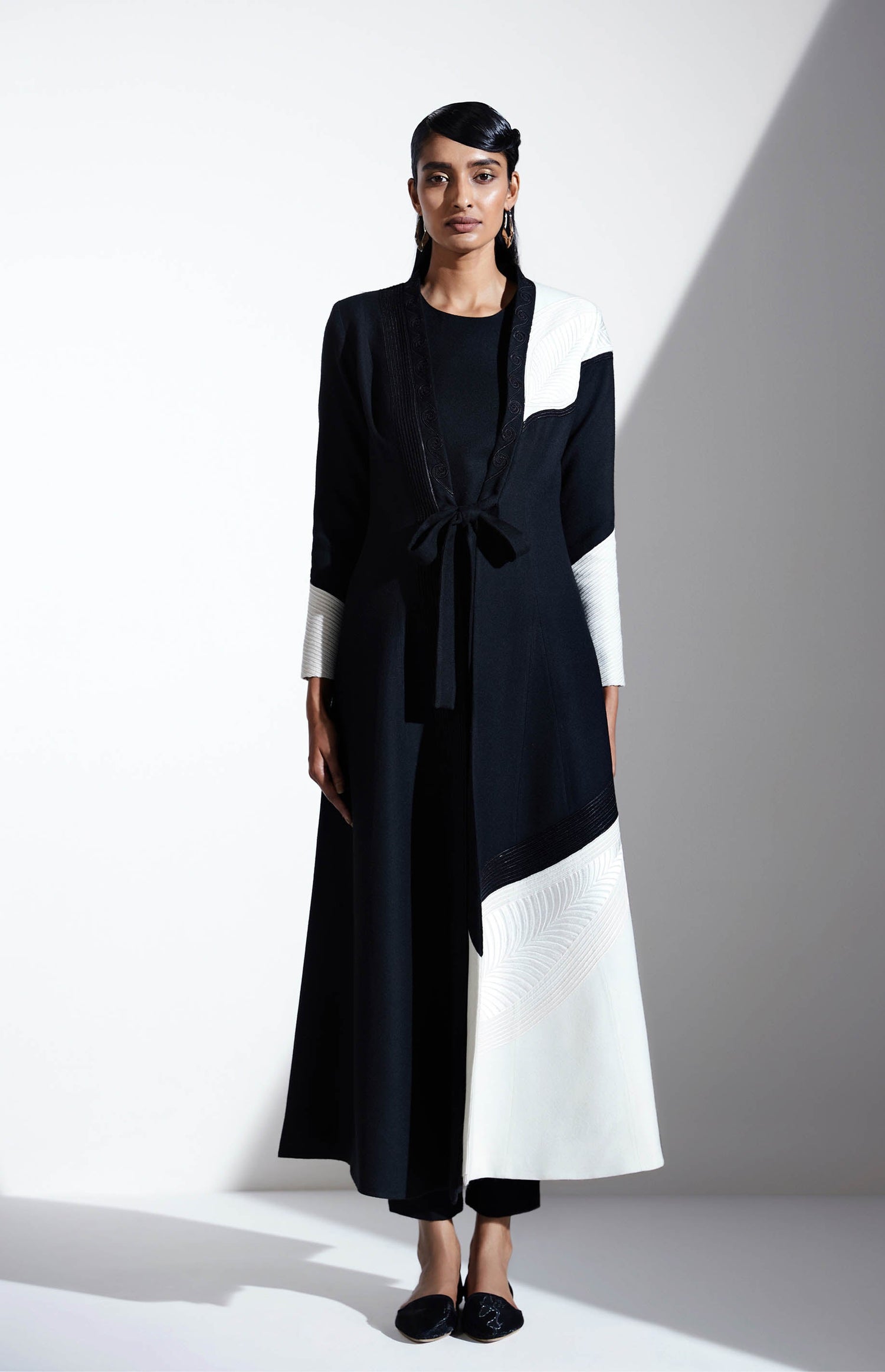 Cemille Midnight Black Jacket in Wool 